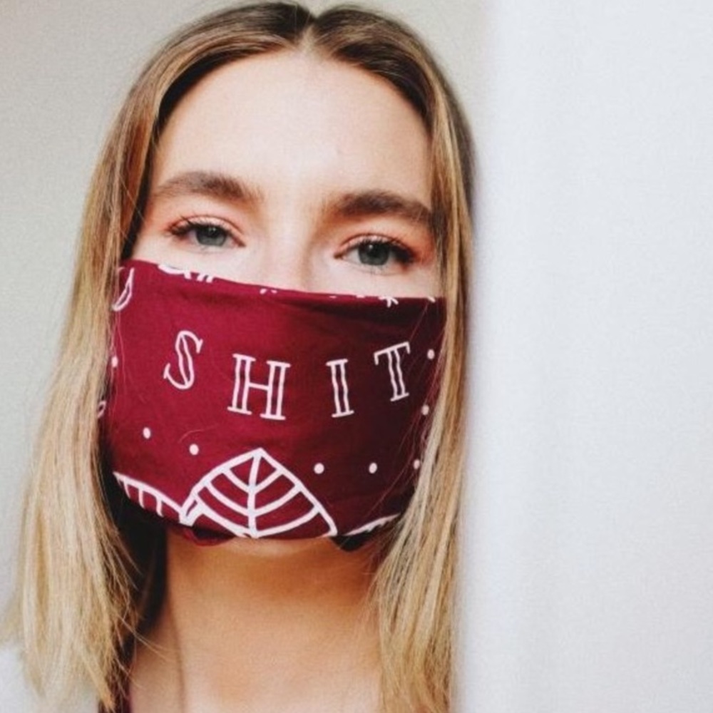 Burgundy Bandana - Picture 4 of 5